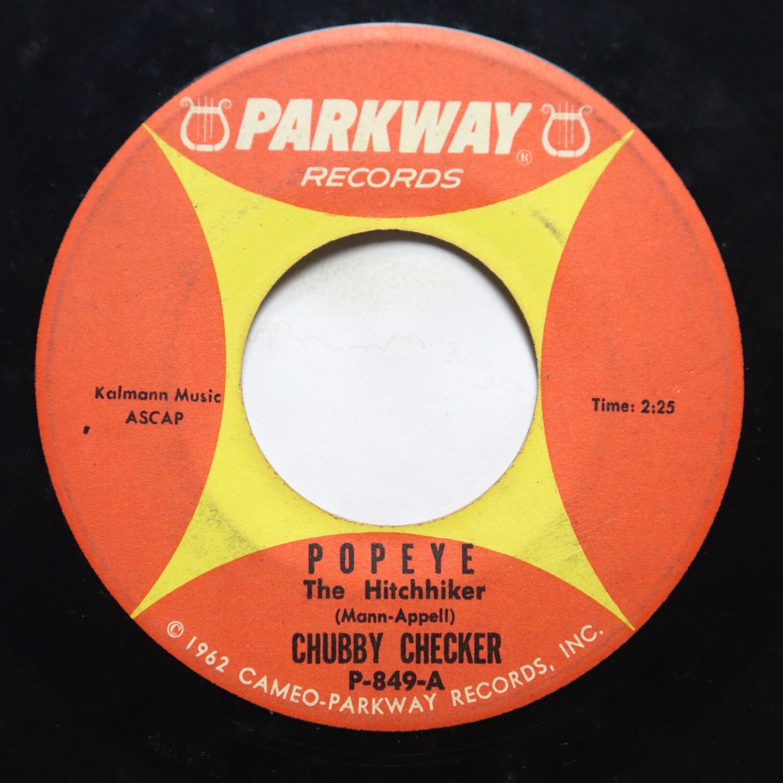CHUBBY CHECKER - POPEYE / LIMBO ROCK - ROCK 45 RPM 7" VINYL RECORD