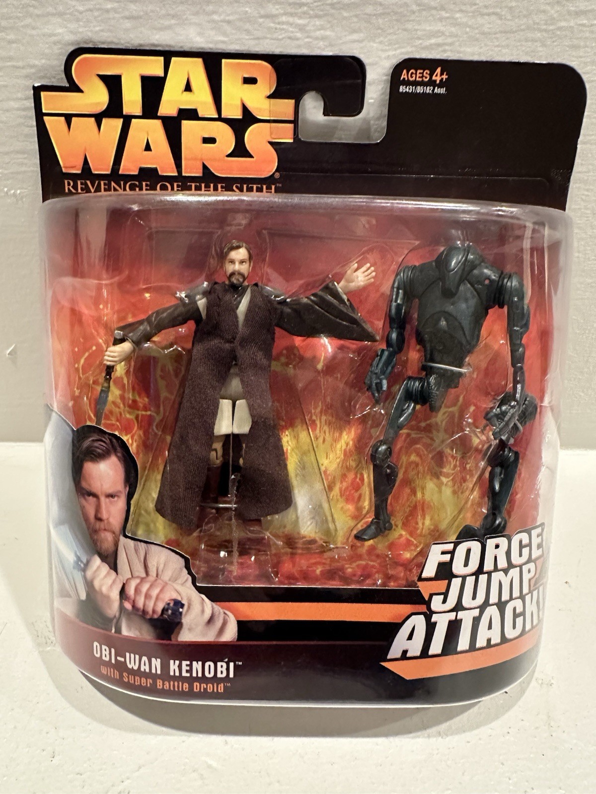 * Star Wars La Vendetta dei Sith Obi-Wan Kenobi Super Battle Droid Figure Hasbro