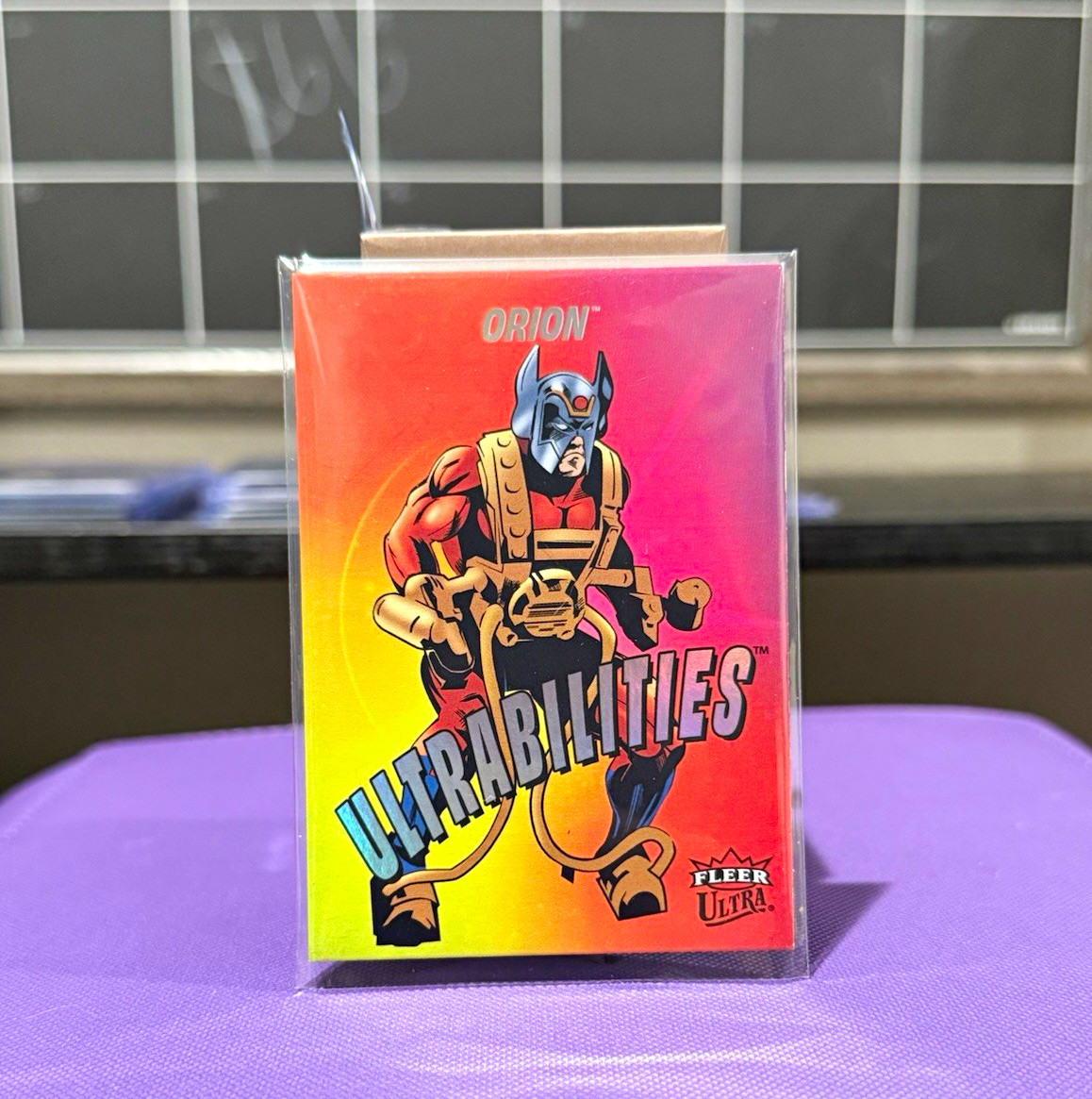 Fleer Ultra Superman Ultrabilities Orion #15/30 UB scheda inserto 2005