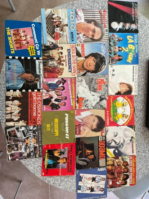 Disques 45T vinyle tout genre