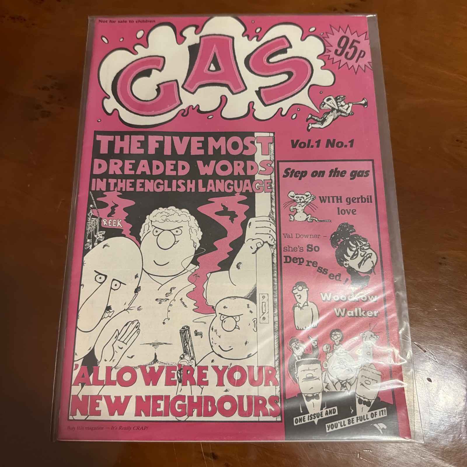 GAS Comic :FIRST ISSUE - Volume ONE :Issue #1 💥VGC! :1989 😍Highly Collectable!
