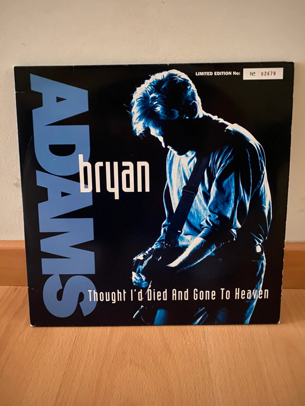 Bryan Adams - Thought I’d Died and Gone to Heaven 12” Limited Edition NM
