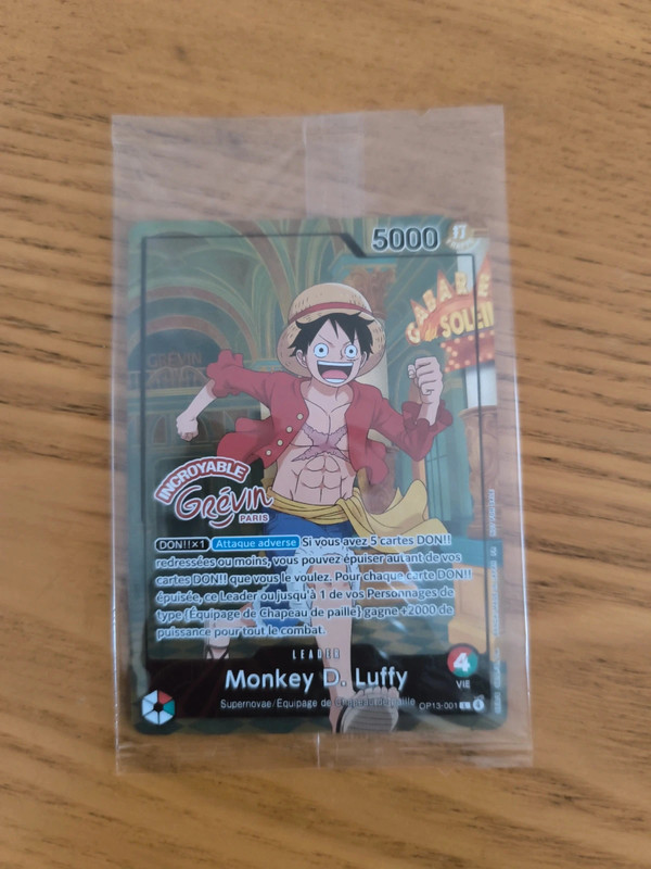 Carte Luffy grévin