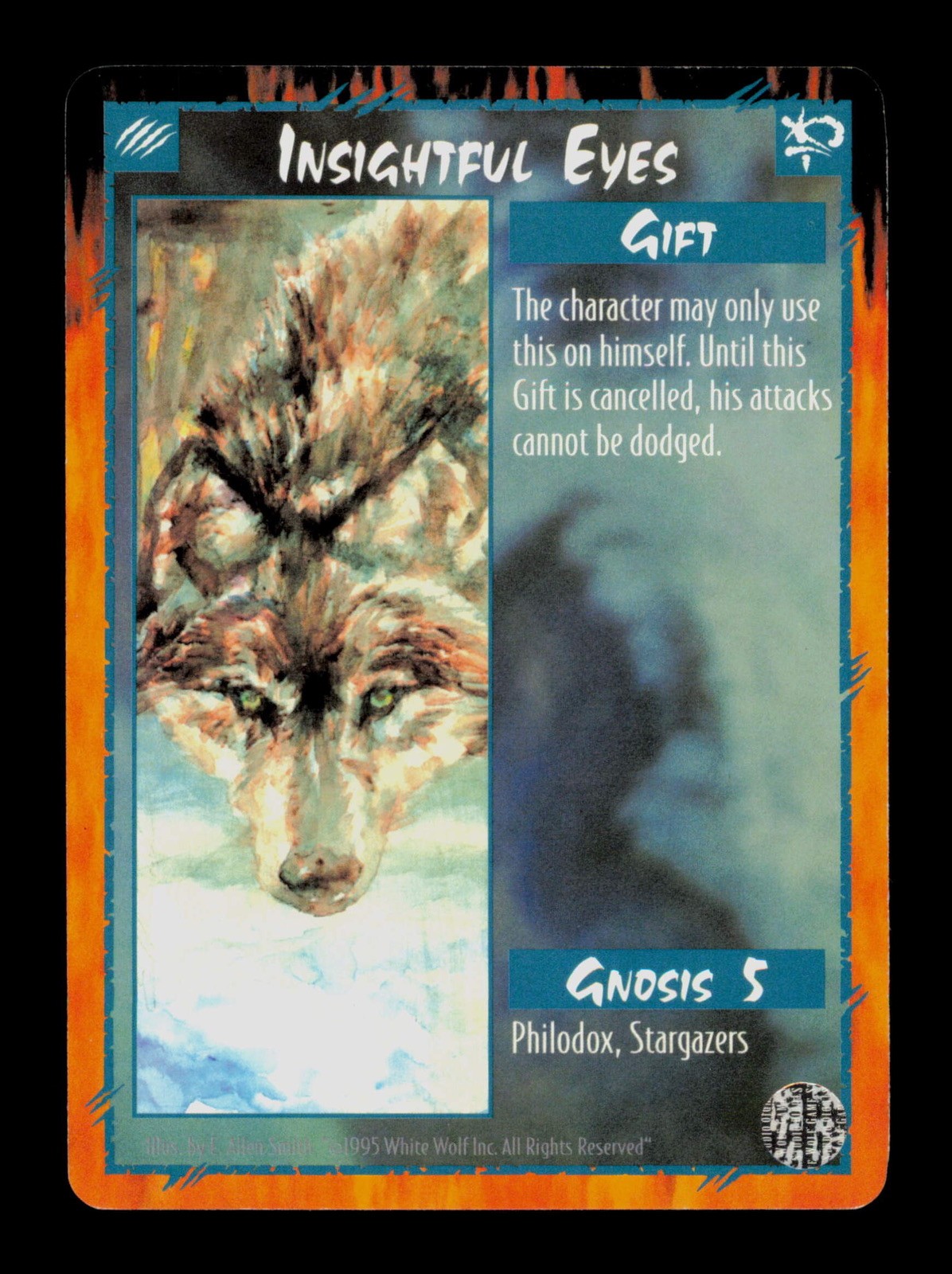 Insightful Eyes Gift 1995 Rage Sept Trading Card TCG CCG
