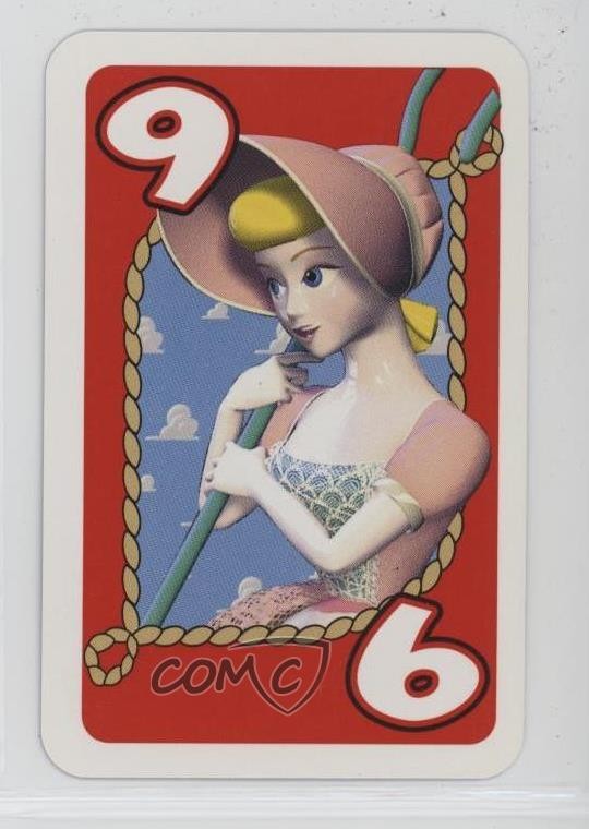 1997 Mattel Disney Pixar Toy Story Uno Red Bo Peep #9 02ro