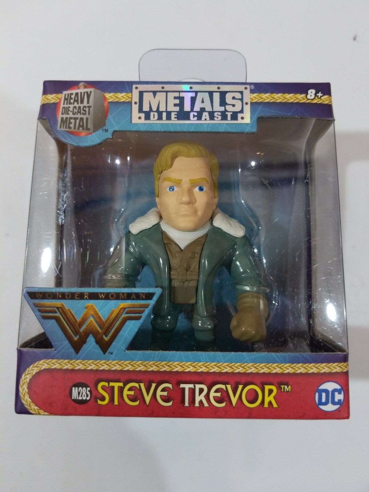 DC Comics Steve Trevor Jada METALS 2.5” Modellino Die Cast Nuovo con scatola!