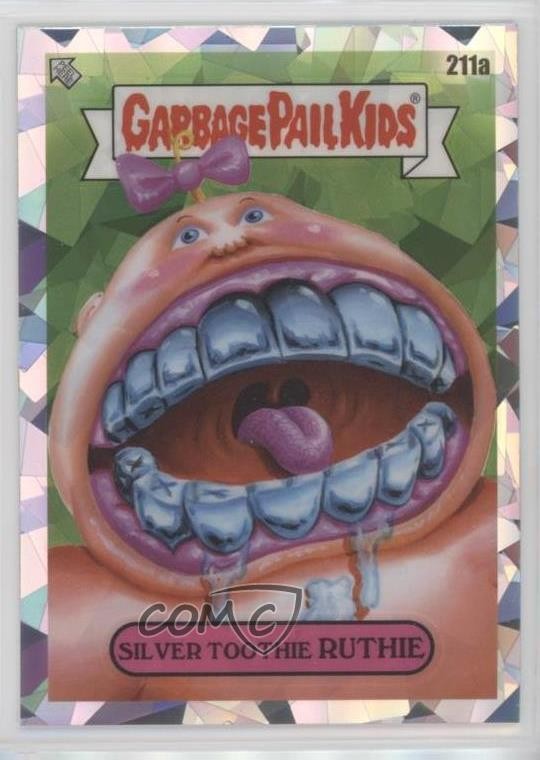 2022 Topps Chrome Garbage Pail Kids Original Series 5 Silver Toothie Ruthie 0j7f