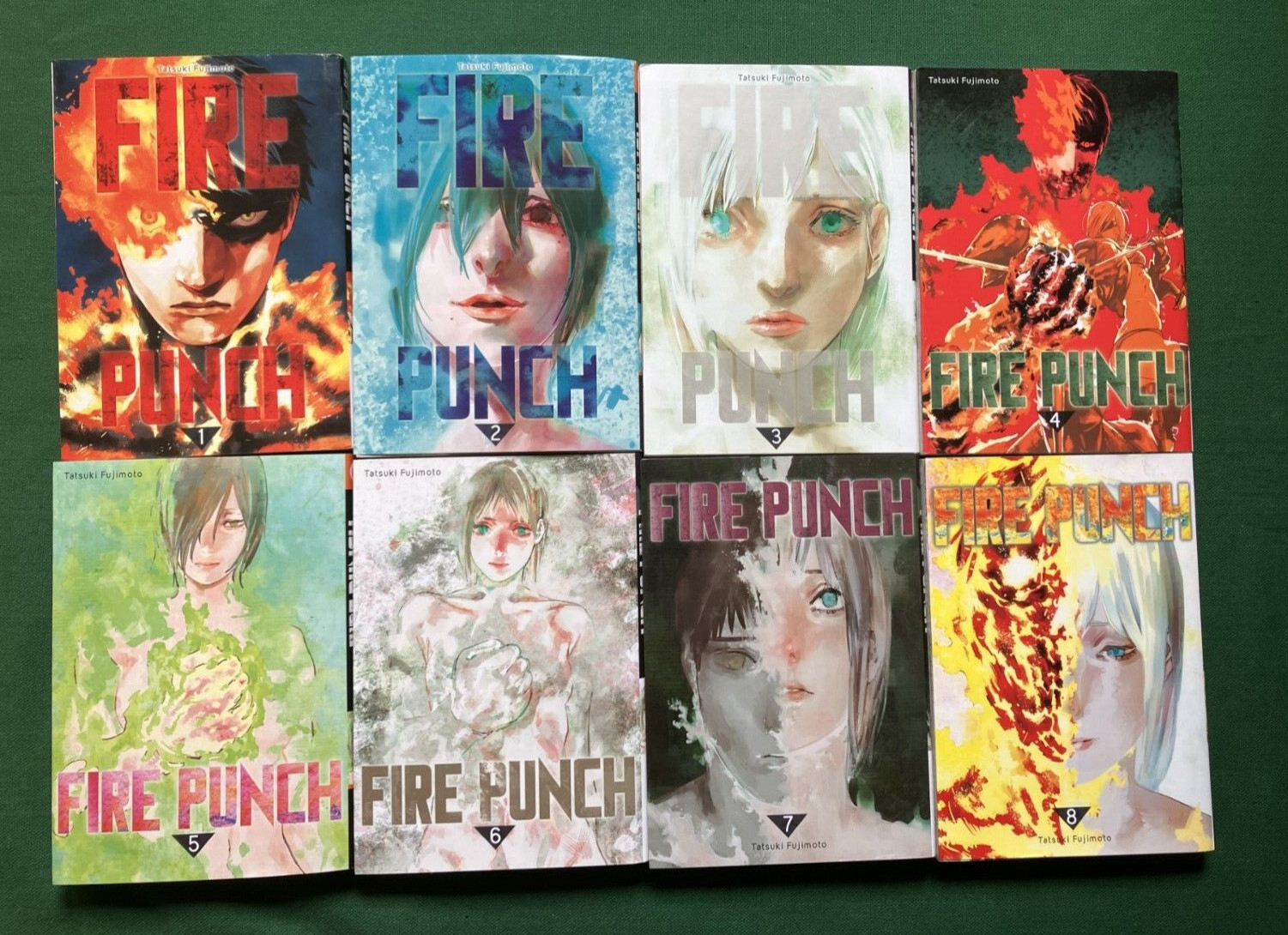 Manga Fire Punch Intégrale - Volumes 1 à 8 (2 éditions différentes) - Français