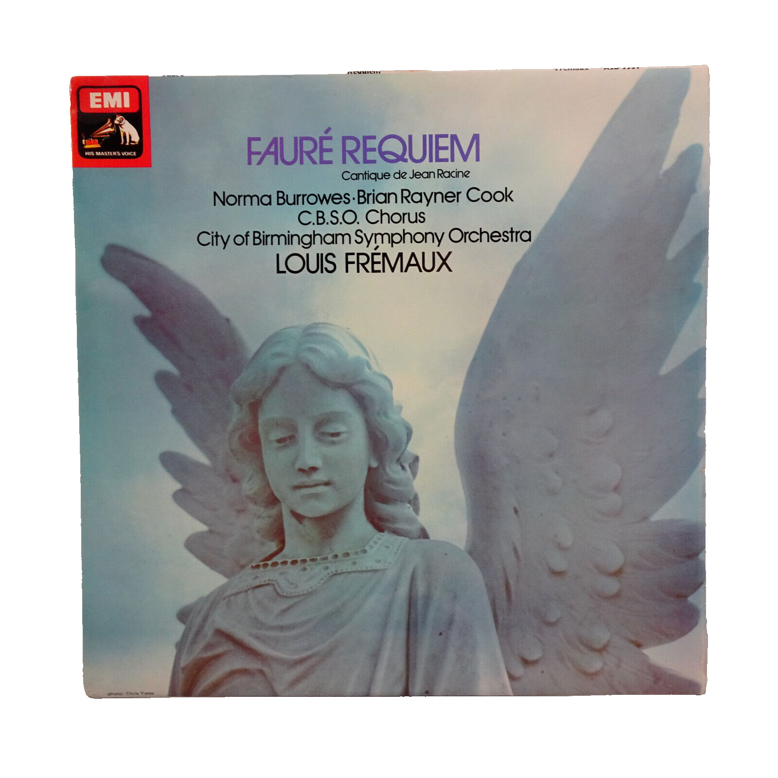 ASD 3501 ED1 Faure Requiem Norma Burrowes Louis Fremaux Quad EMI NM/EX