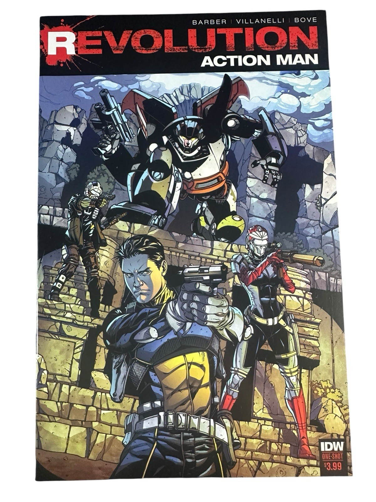 Revolution Action Man #1 (IDW 2016) One-Shot copertina regolare Drew Johnson art.