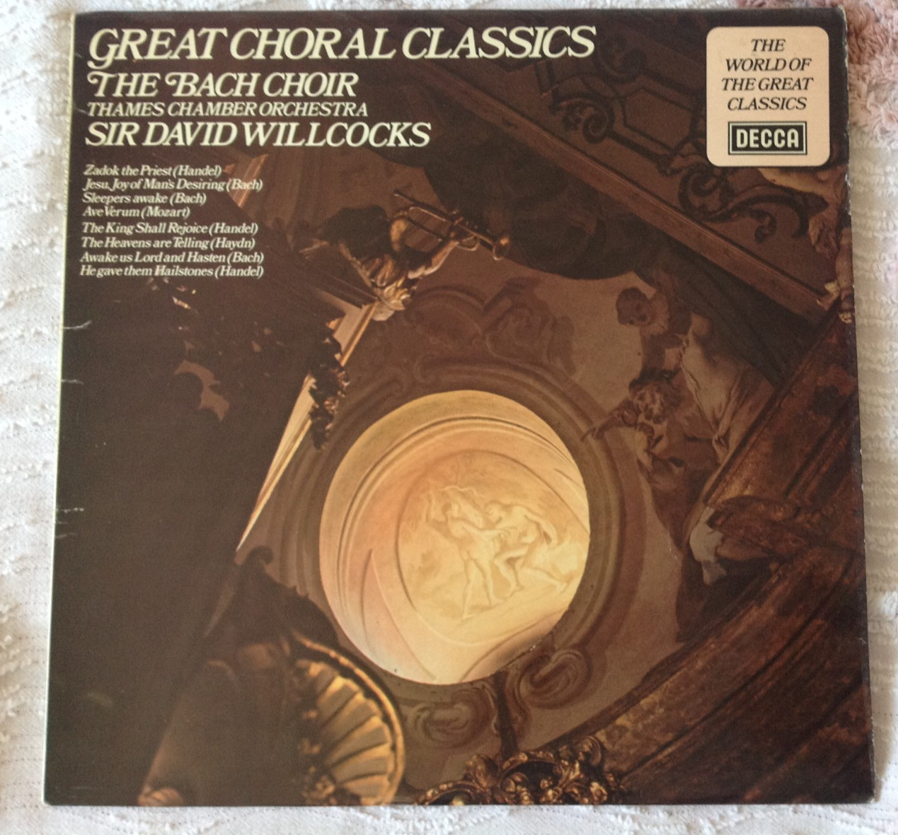 Great Choral Classics Bach Choir / Thames Chamber Orchestra – Willcocks Decca LP