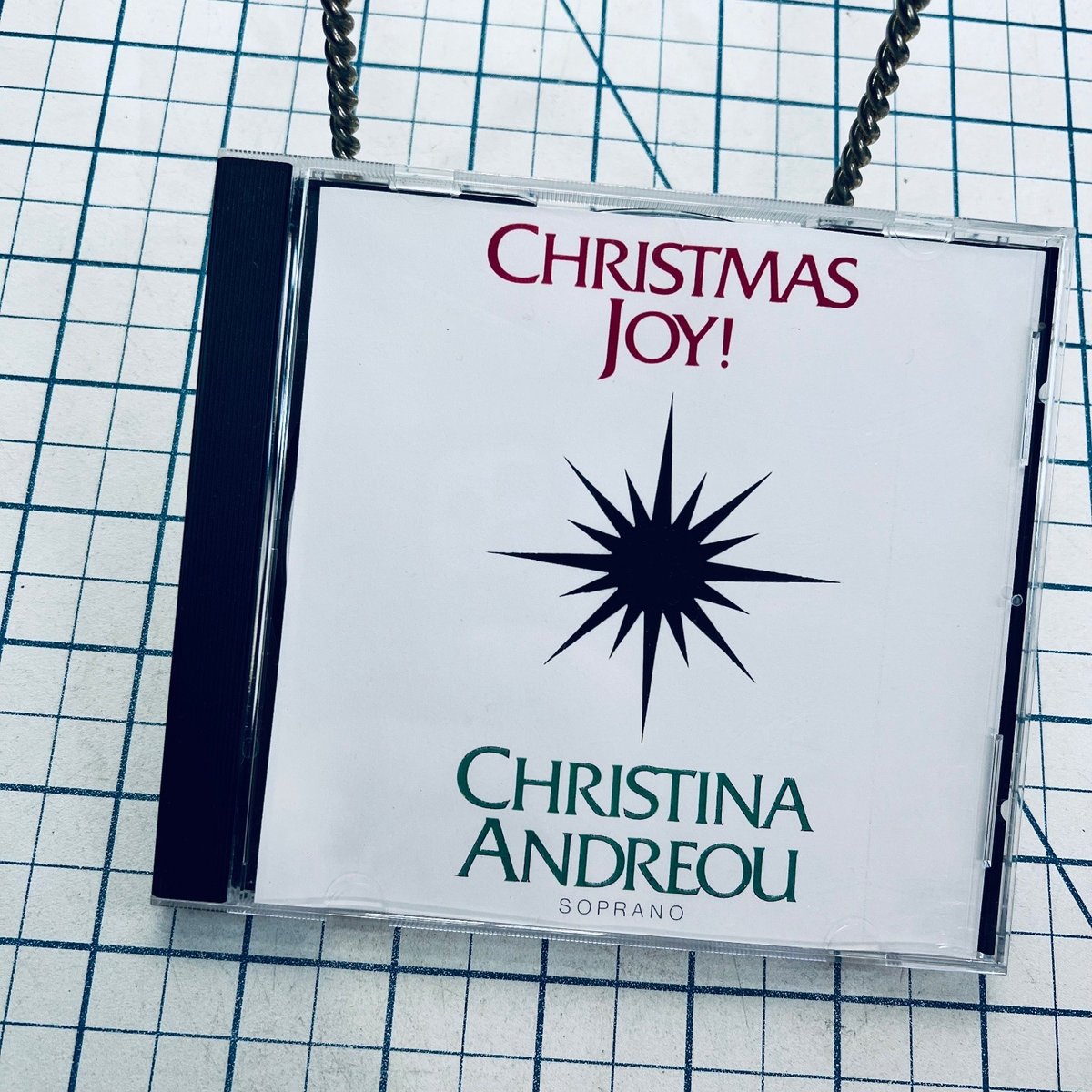 Christina Andreou – Christmas Joy! CD 1994 Demo Copy Soprano Holiday Greek Opera