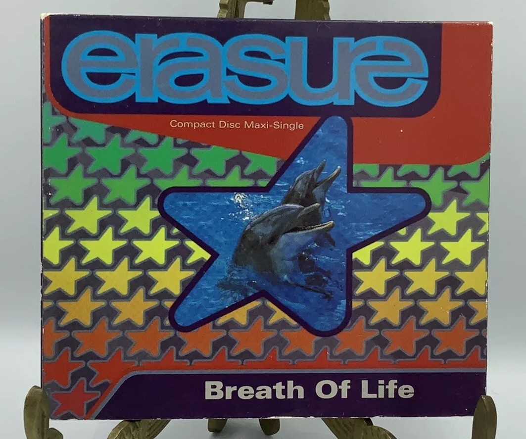 Erasure Breath Of Life Maxi Single CD 1992 Sire 8 Tracks Digipak Case