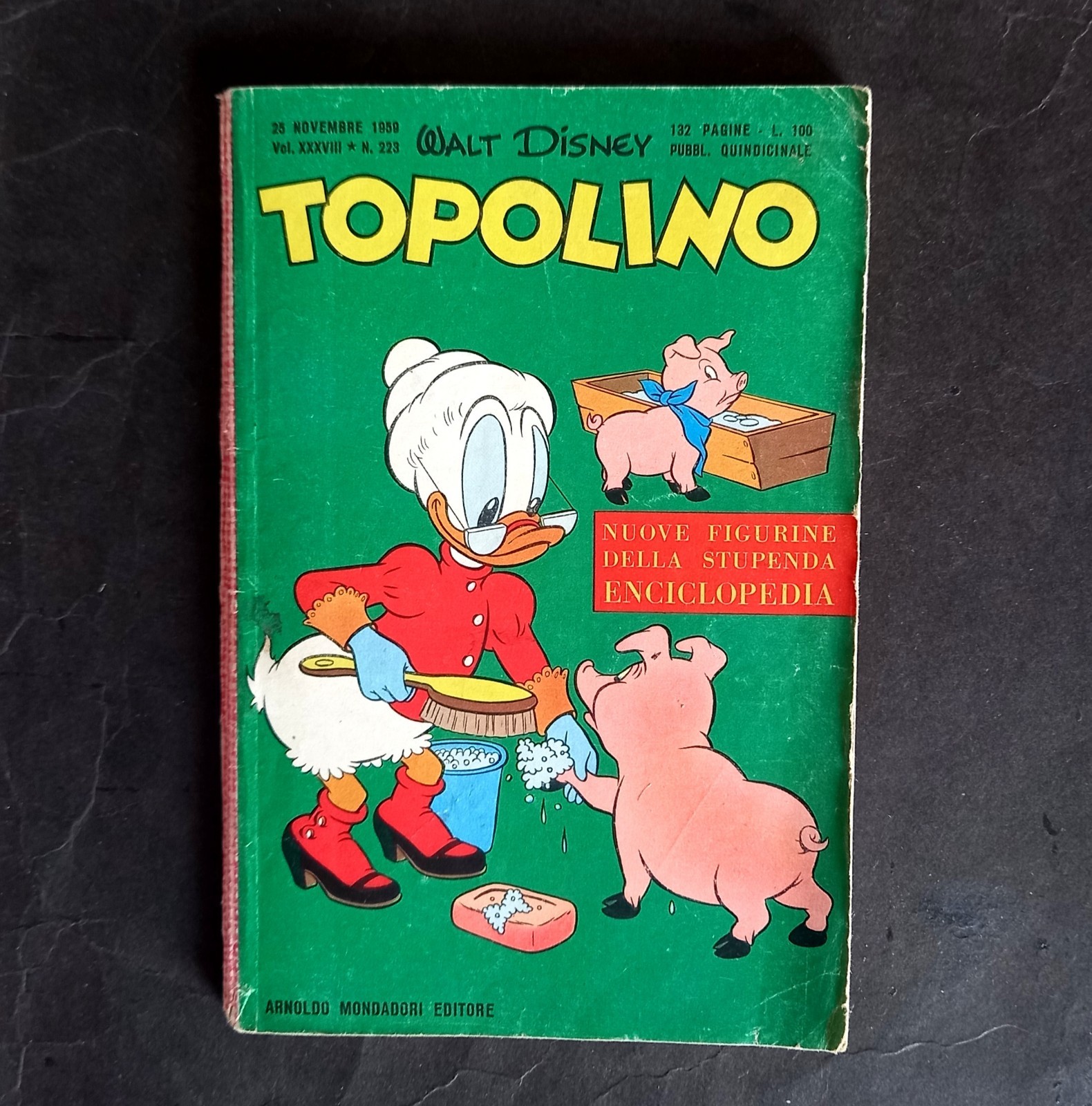 TOPOLINO LIBRETTO 223 - del 1959 - BUONO Con Bollino. Leggi Desc 