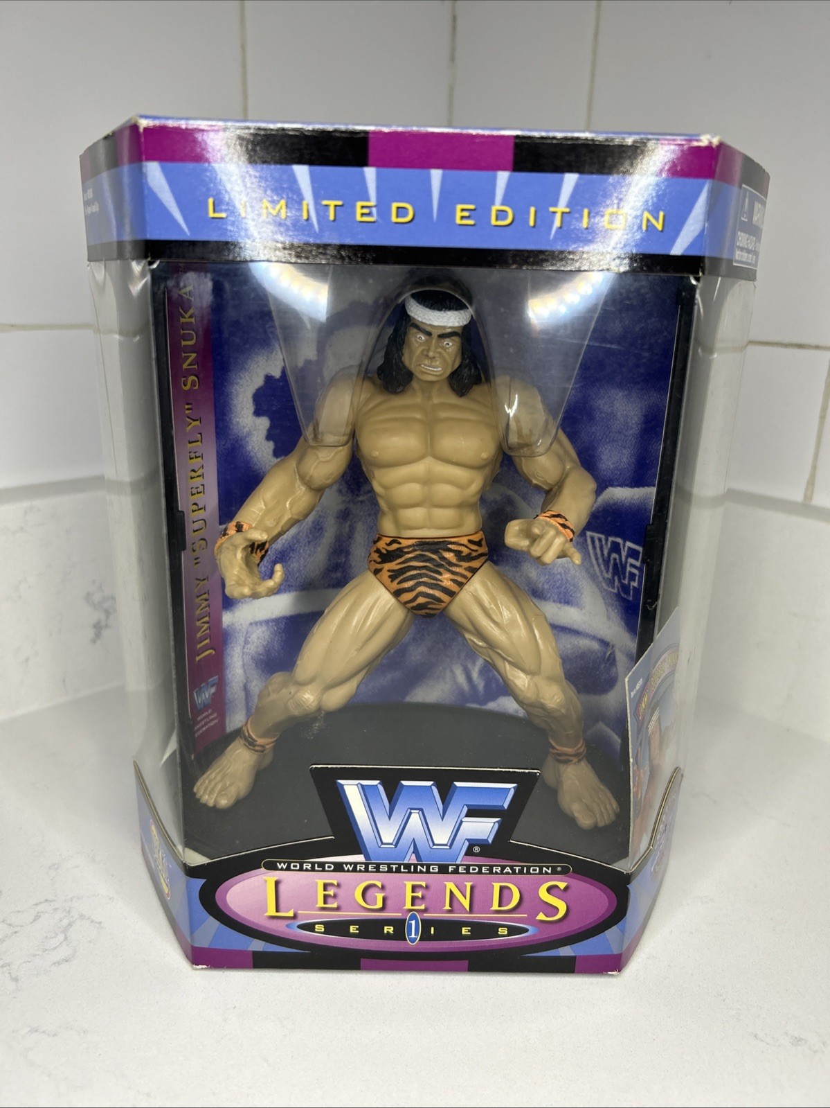 WWF Edizione Limitata Leggende Serie 1 Jimmy "Superfly" Figurina Snuka 1997