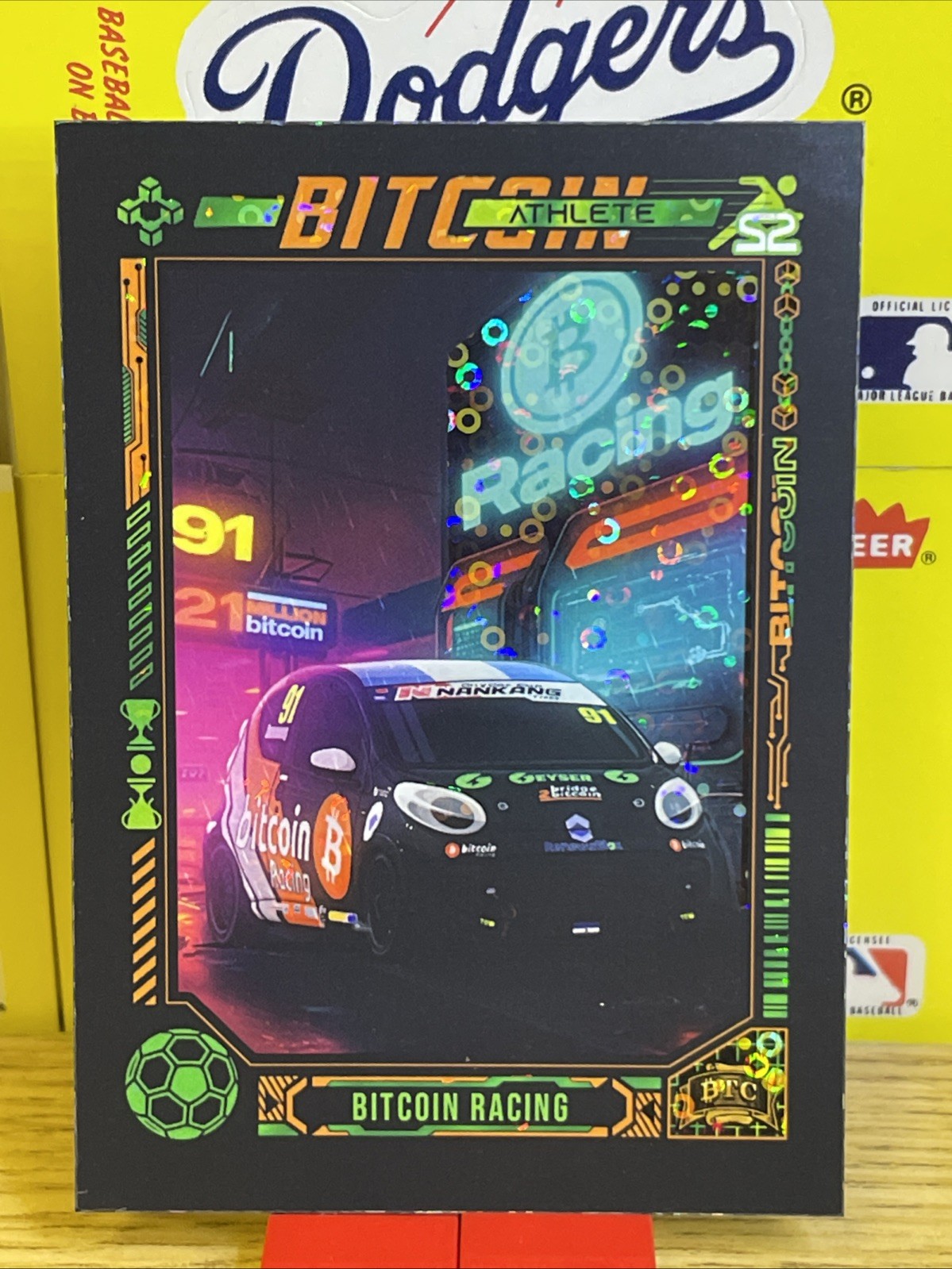 Bitcoin Trading Cards Series 2 Bitcoin Racing  #120 holofoil /500