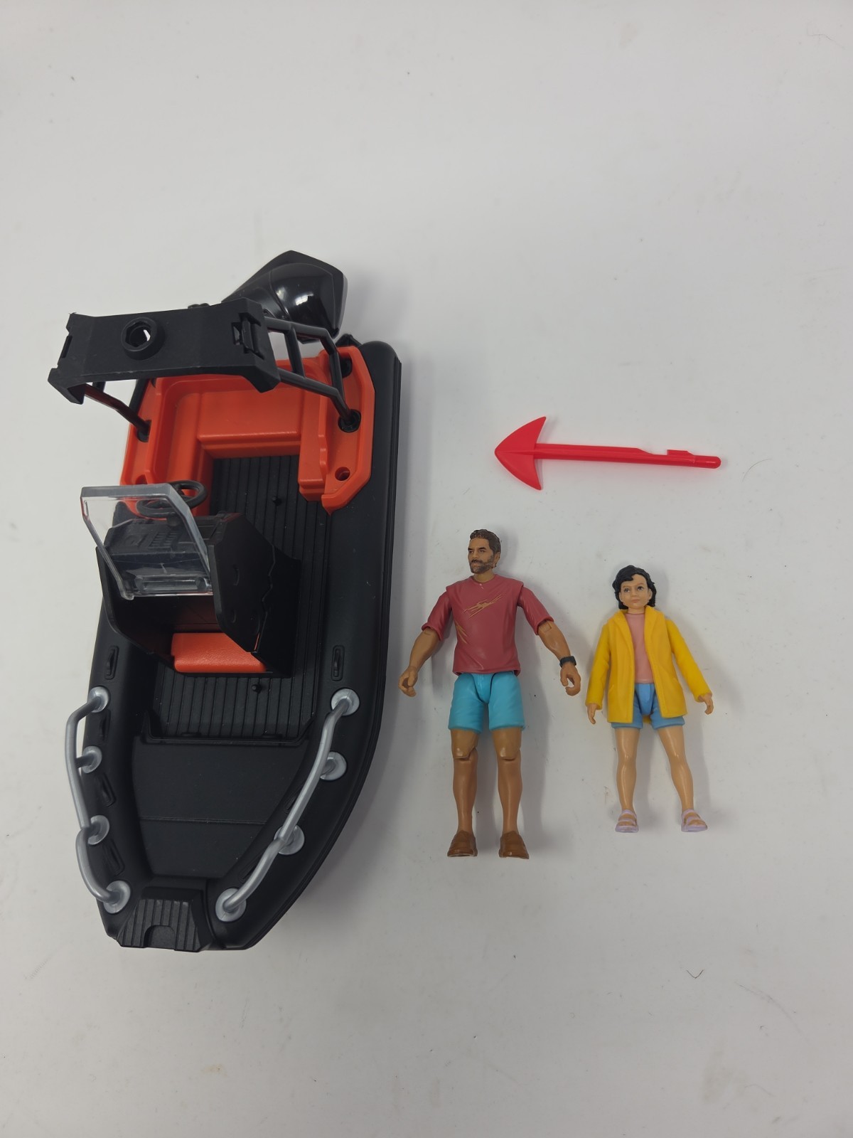 Jurassic World Rebirth Reuben Isabella Island Escape Boat Jurassic Park Raft Toy