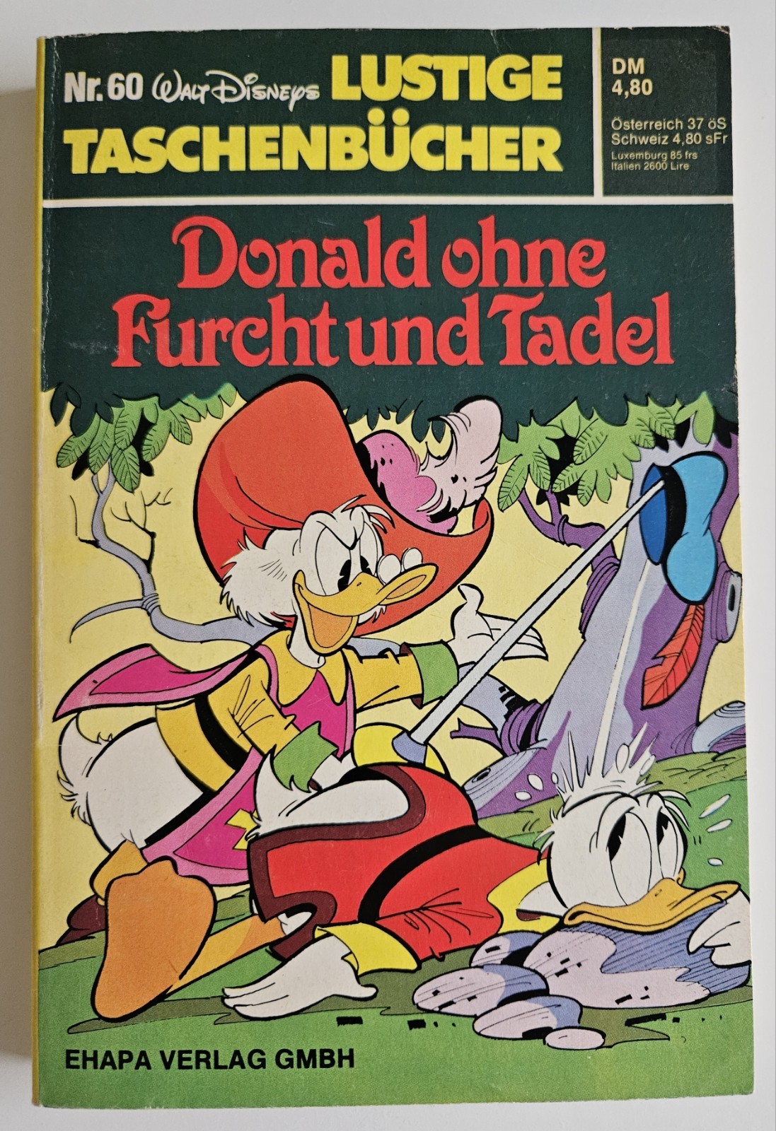 Libro tascabile divertente n.60 / Ehapa 4,80 DM ristampa 1980