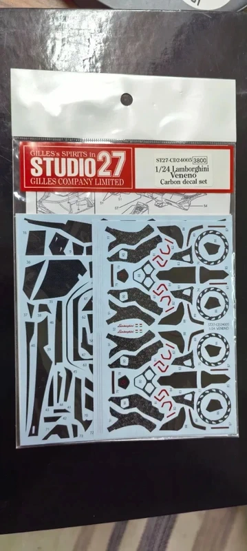 ST27 Carbon fiber decal set