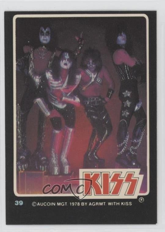 1979 Donruss Rock Stars KISS #39 02v3