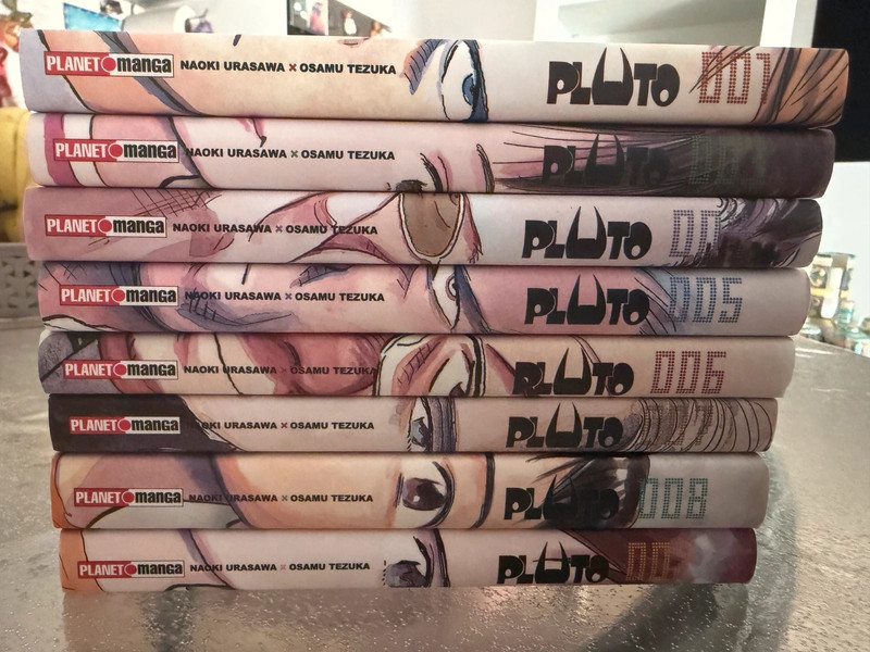 pluto serie completa 1-8 planet manga naoki urasawa