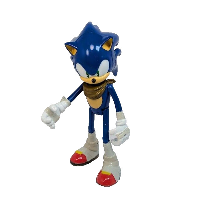 Sonic Boom Running SFX Hedgehog Tomy 7" Light Sound 2012 Figure WORKS See Video