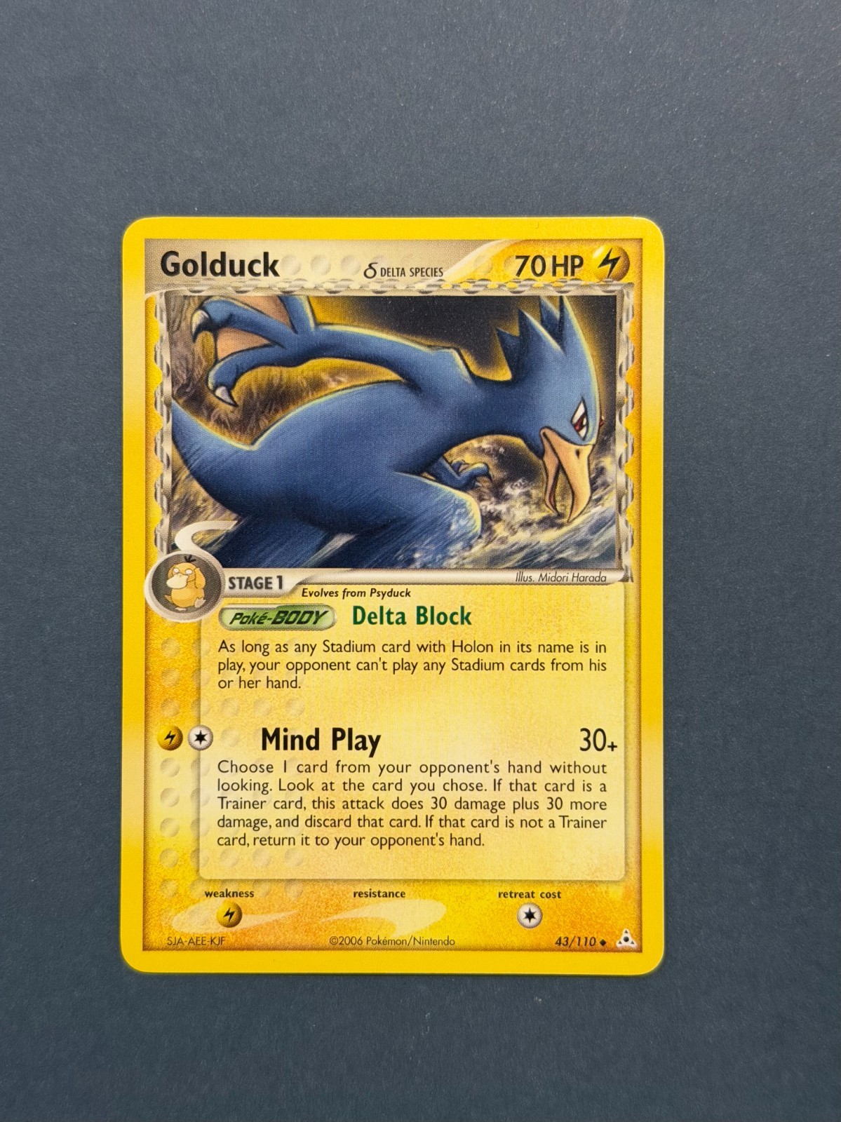 Golduck (Delta Species) 43/110 Holon Phantoms Regular