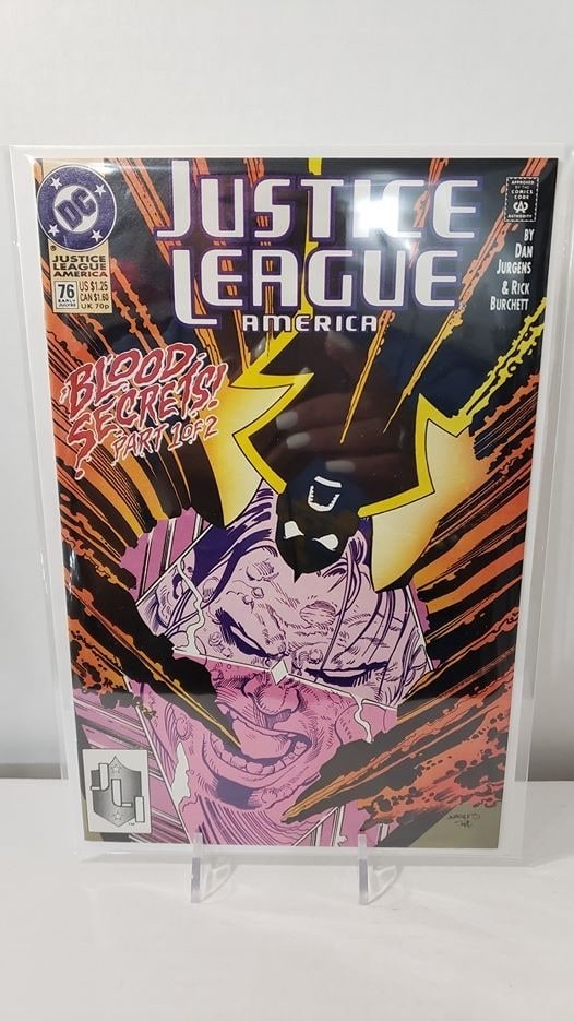 11173: DC COMICS JUSTICE LEAGUE AMERICA #76 VF Grade