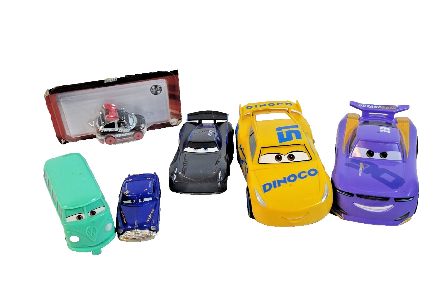 lotto auto disney joblot personaggi misti x 6 auto