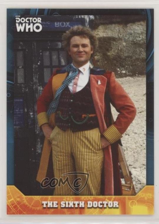 2016 Topps Doctor Who Signature Series Il Sesto Dottore #6 4z5