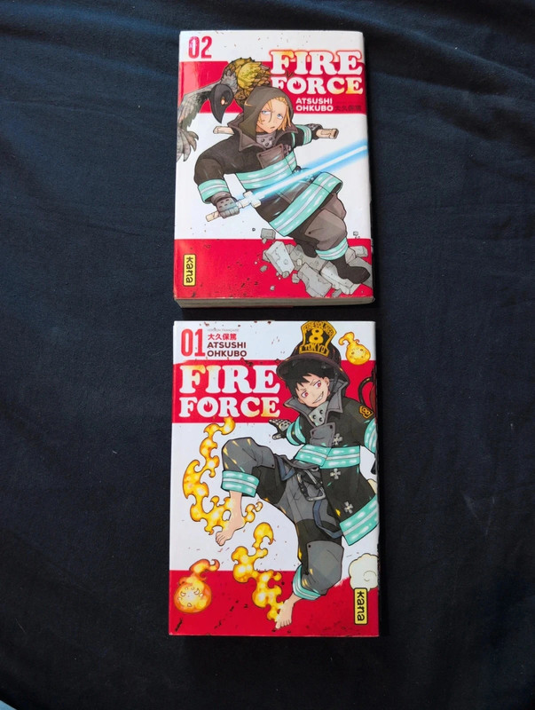 Lot 2 Mangas Fire Force - Tomes 1 & 2 - Atsushi Ohkubo - VF