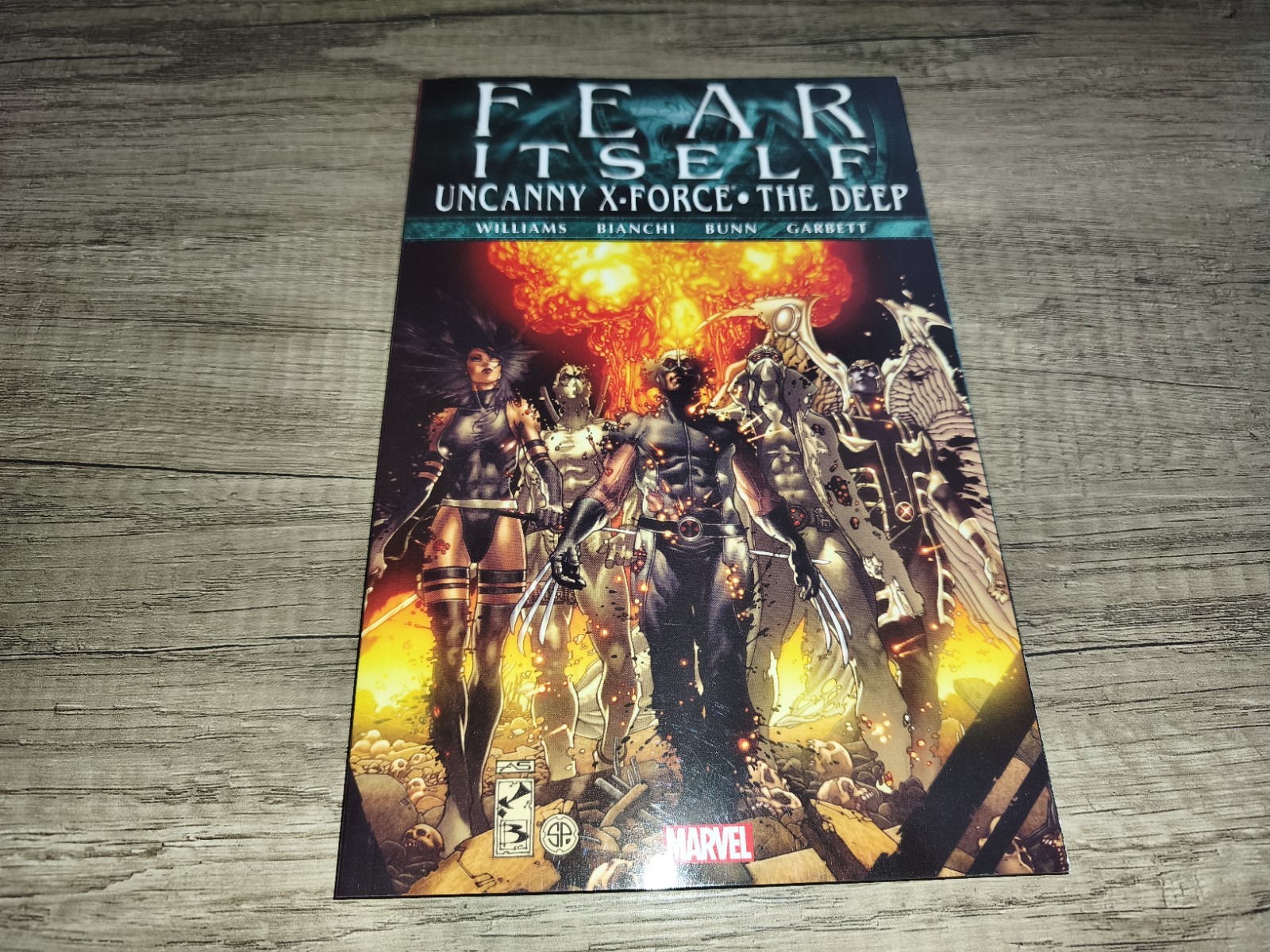 1st Print Fear Itself Uncanny X-Force The Deep TPB Graphic Novel Williams 