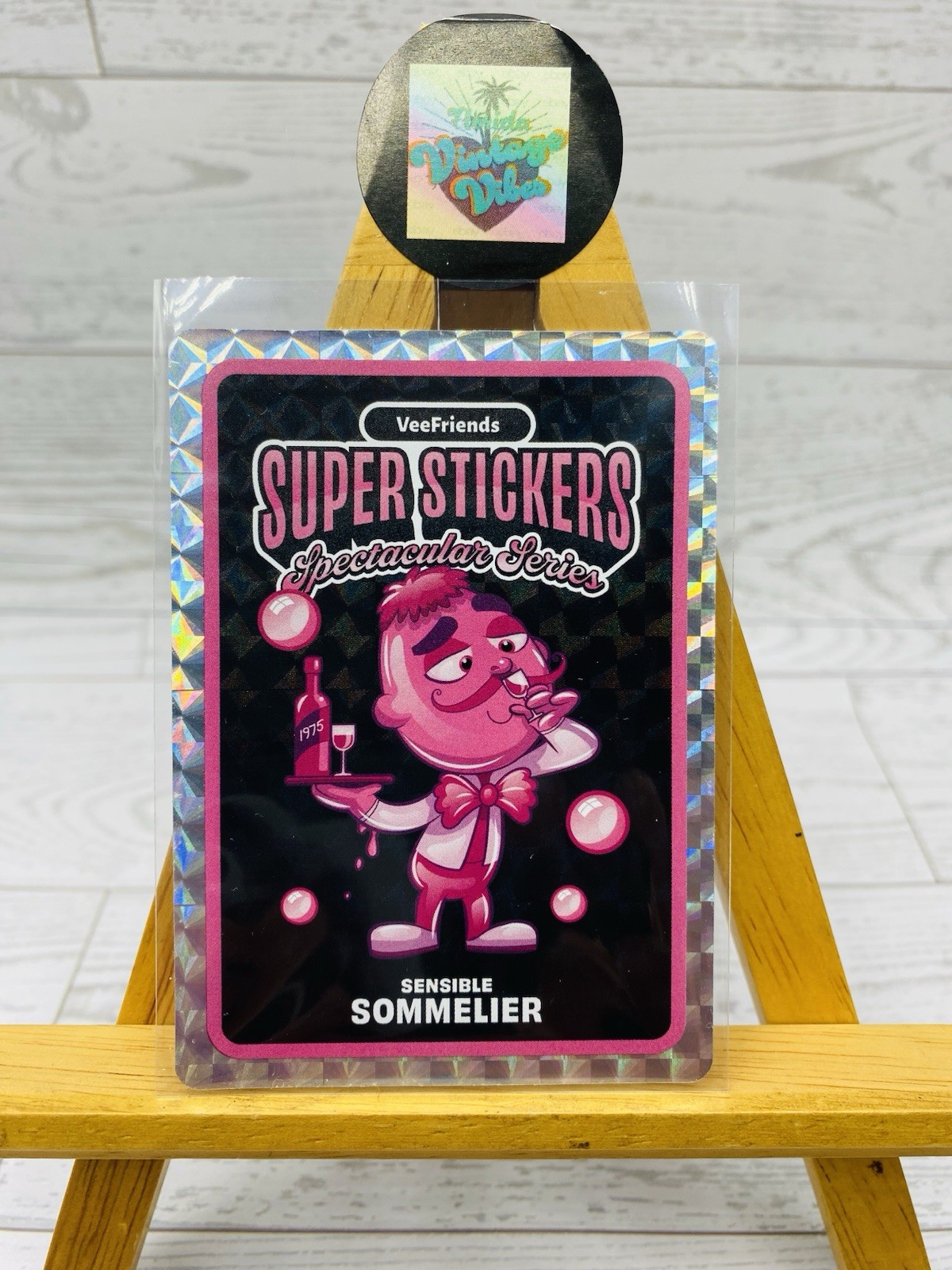 VeeFriends 2026 – Serie Spettacolare Super Adesivo Sensibile Sommelier Bubblegum