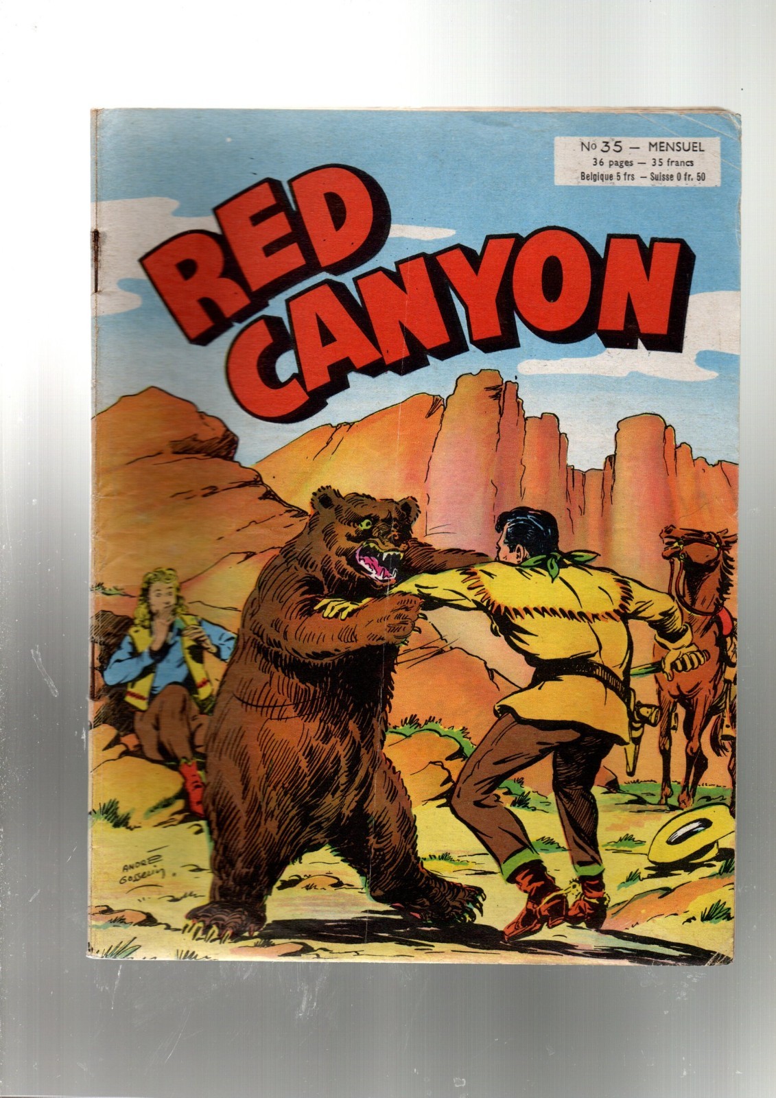 RED CANYON n°35. ARTIMA 1957. Récit complet en TBE