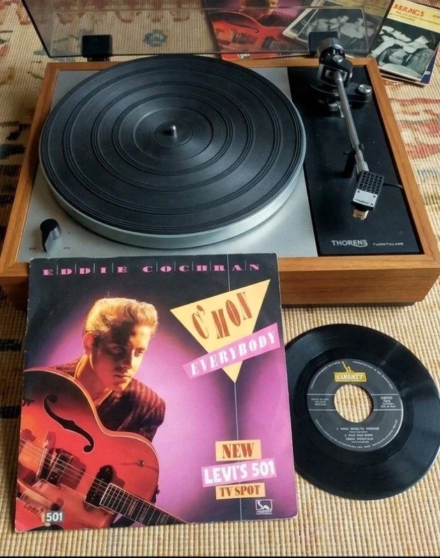 Disco 45 giri Eddie Cochran