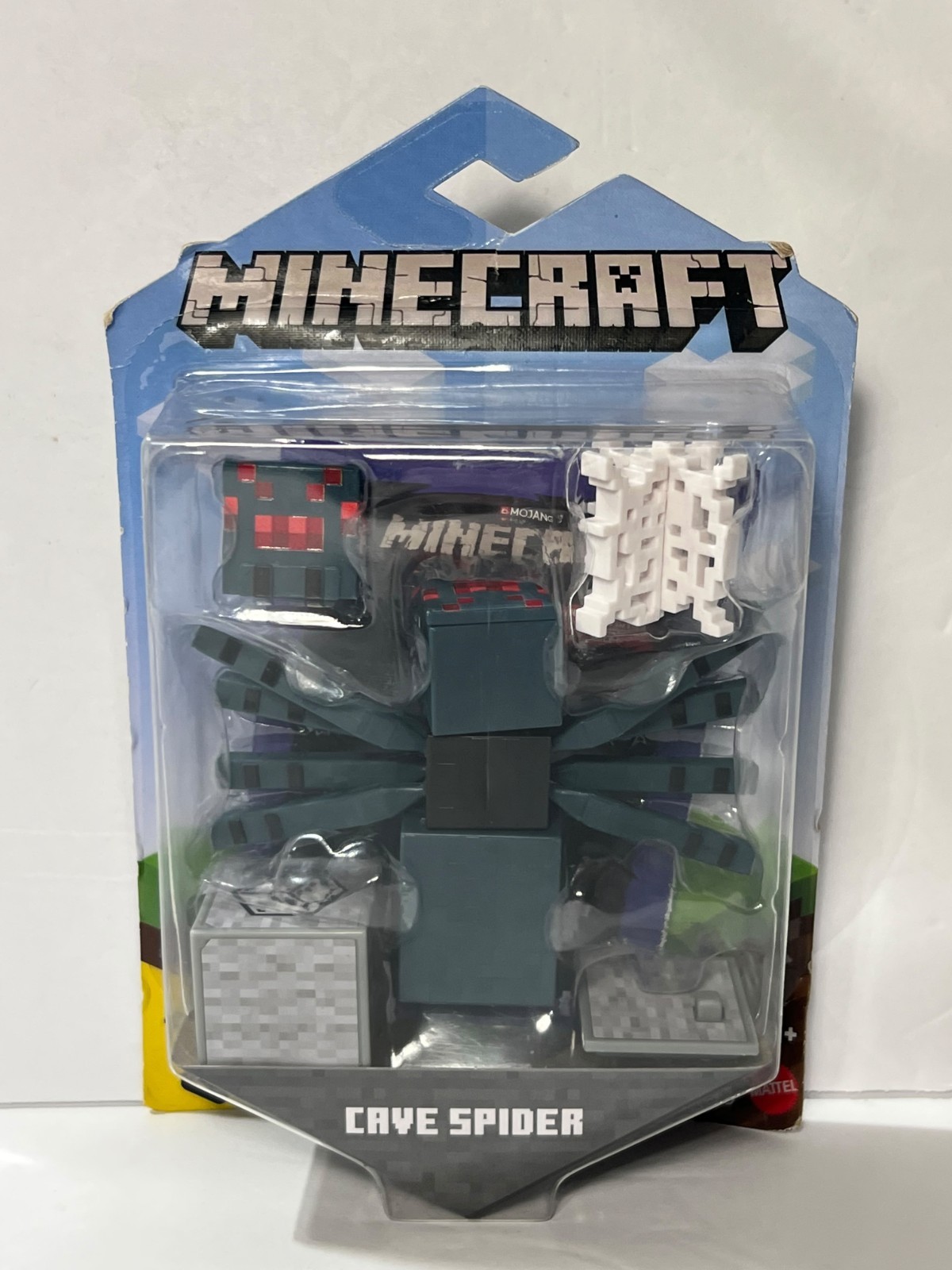 Minecraft Comic Maker CAVE SPIDER 3.25" Action Figure Block Web 2019 SEALED