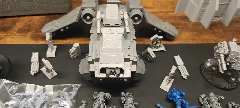 Warhammer 40K – Space Marines Stormraven Gunship | Original with 3D Printed Parts
