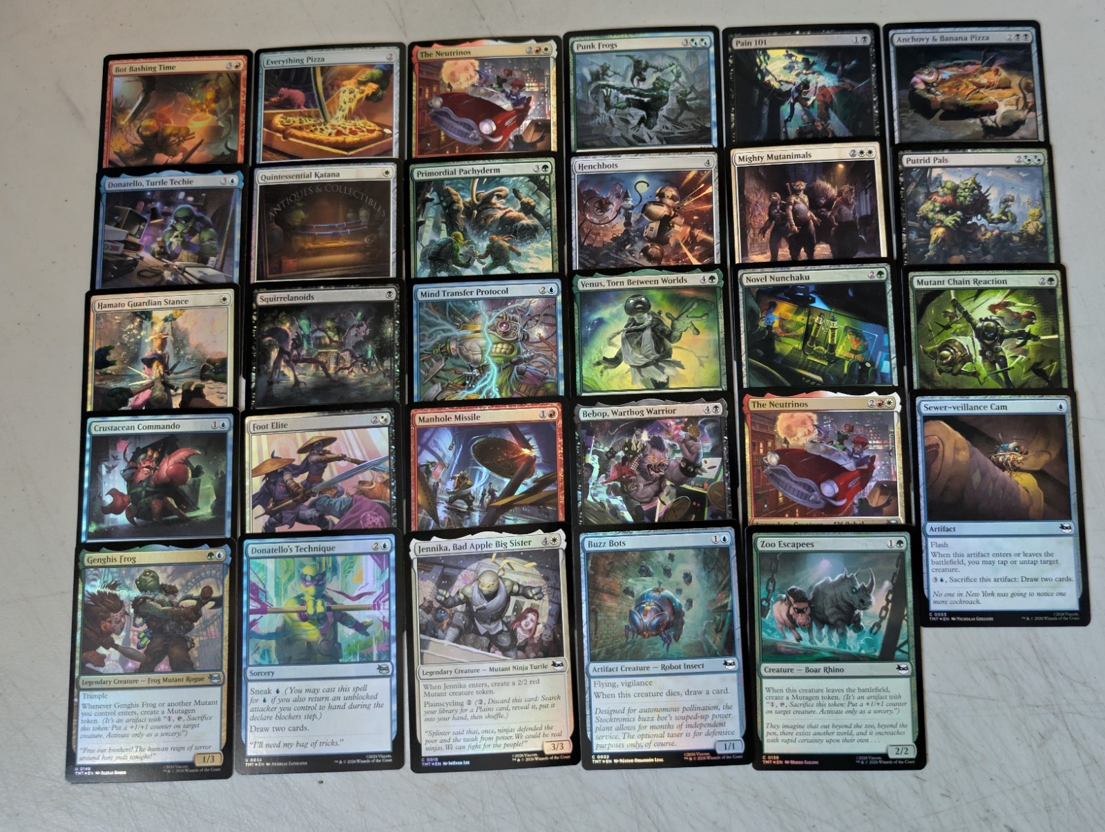 Magic Teenage Mutant Ninja Turtles Foil Common Uncommon Lot 29