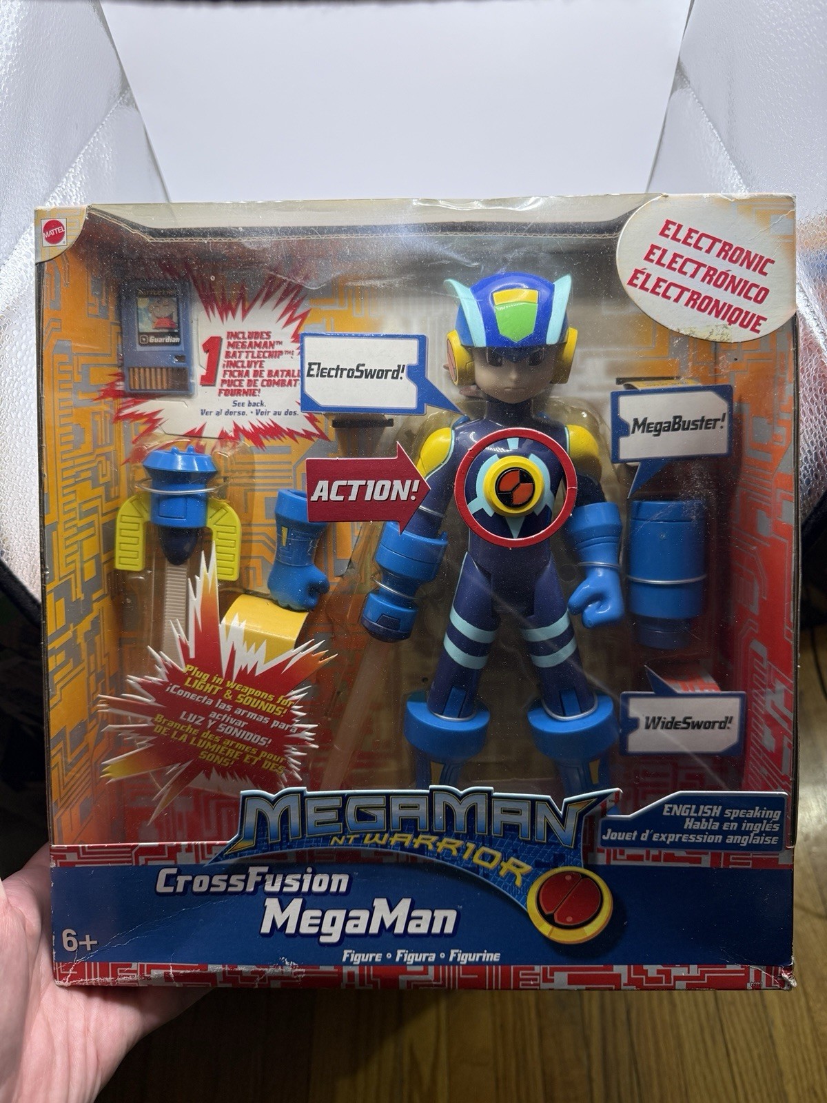 Mega Man NT Warrior Cross Fusion Mega Man Sigillato! 2002 Nuovo! *Leggi*