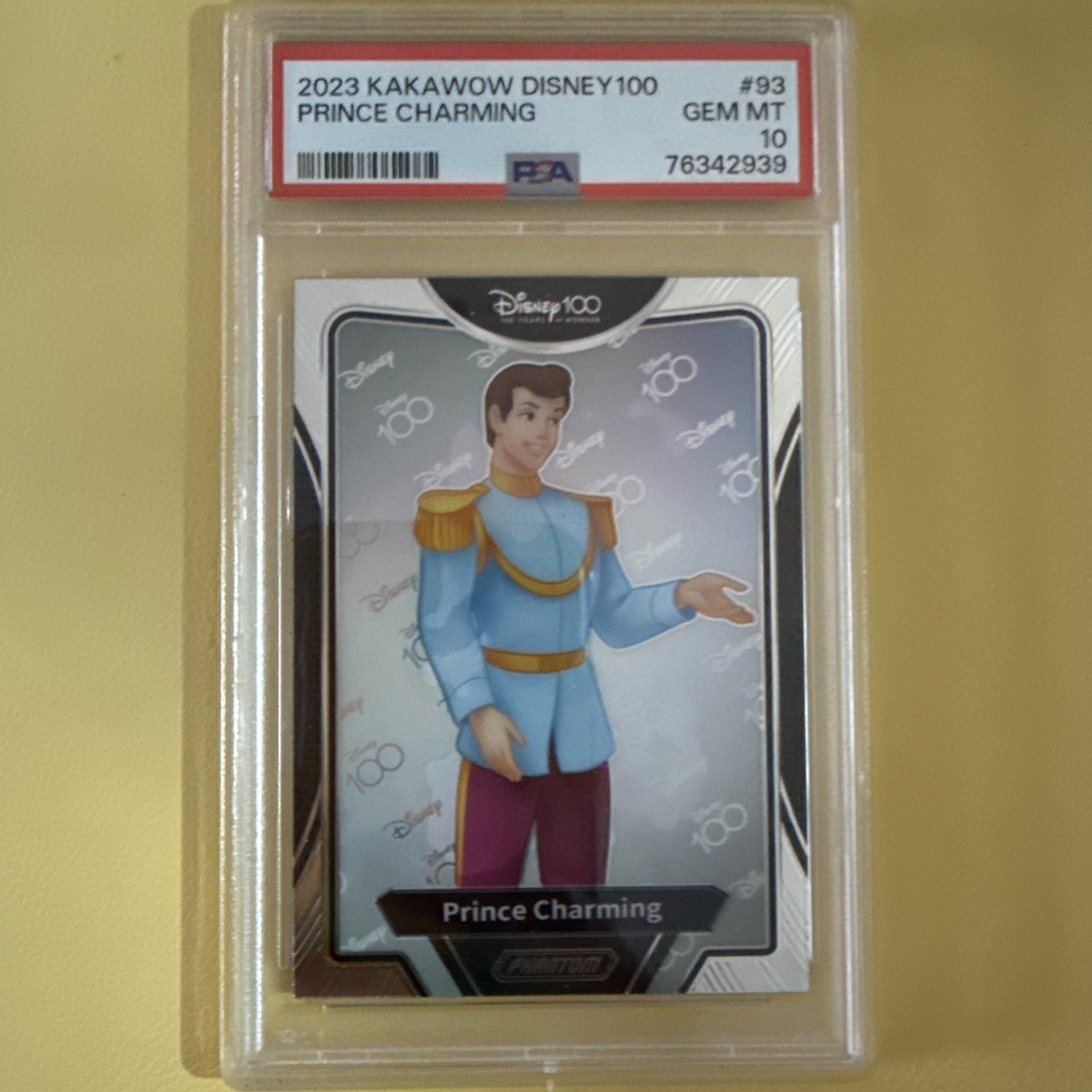 PRINCE CHARMING PSA 10 2023 Kakawow Disney FANTASMA TOPOLINO CENERENTOLA - POP 1