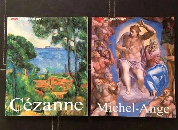Lot de 2 livres d’Art - Michel-Ange + Cézanne