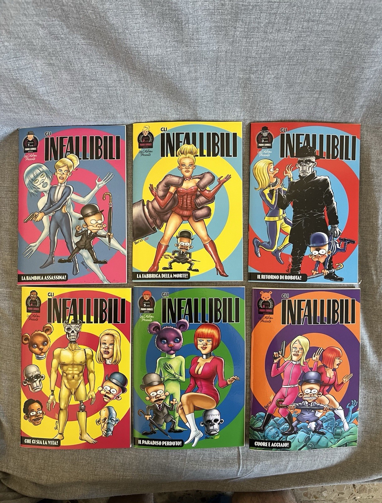 Gli Infallibili completa 1-6 Ortolani Panini