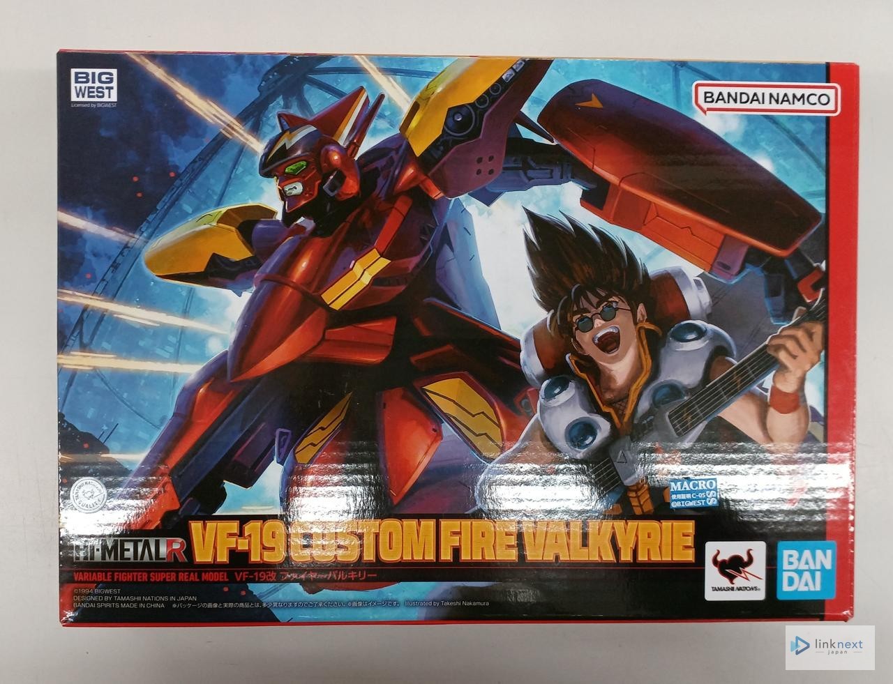 BANDAI VF-19 Personalizzato Fire Valkyrie - Modellino Macross da collezione