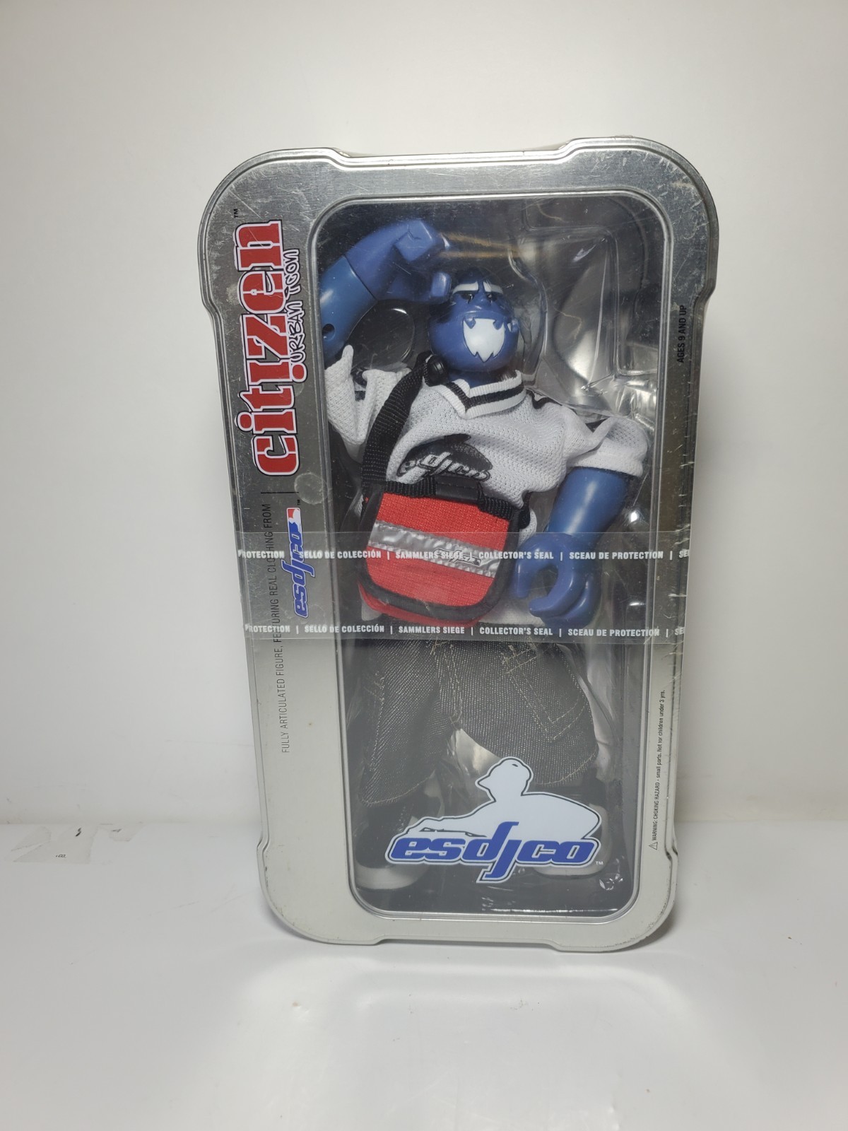 Figurina vintage Citizen Urban Icon ESDJCO DJ Xtra 10" completamente posabile 18 punti NUOVA