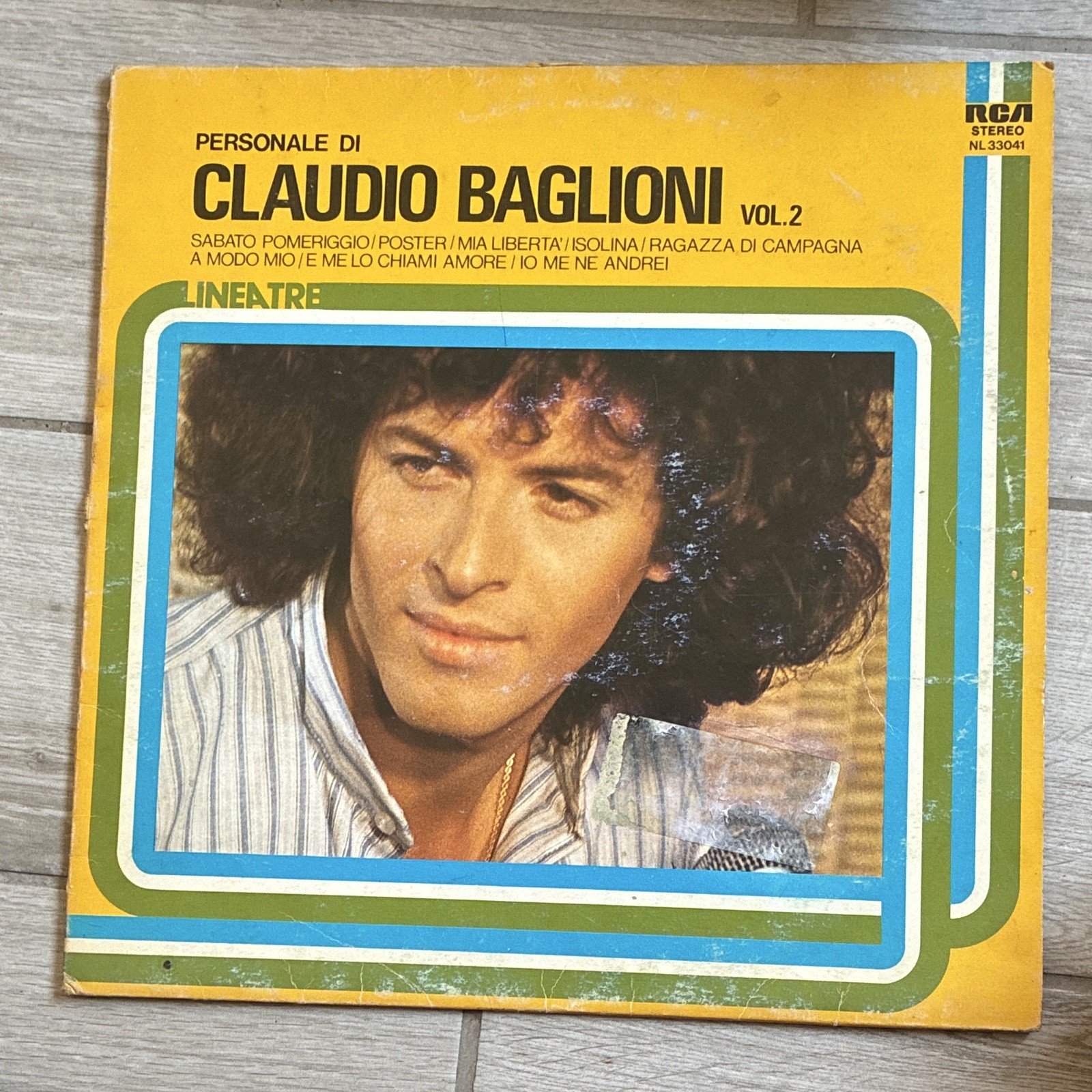 RCA Claudio Baglioni Personale Vol. 2 Compilation LP 12" Vinile 33 giri