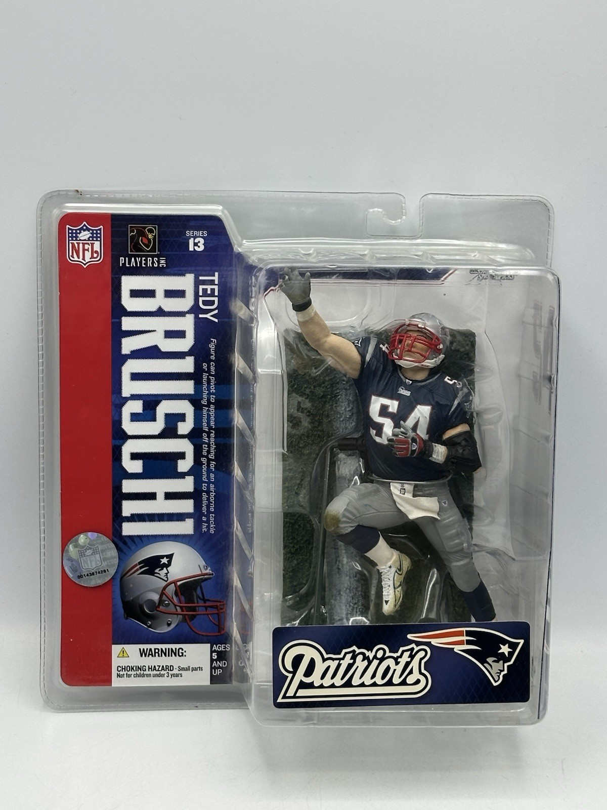 McFarlane's Sportspicks -Tedy Bruschi #54 New England Patriots-NFL Figure 2006