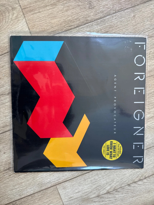 Foreigner vinyle Agent provocateur