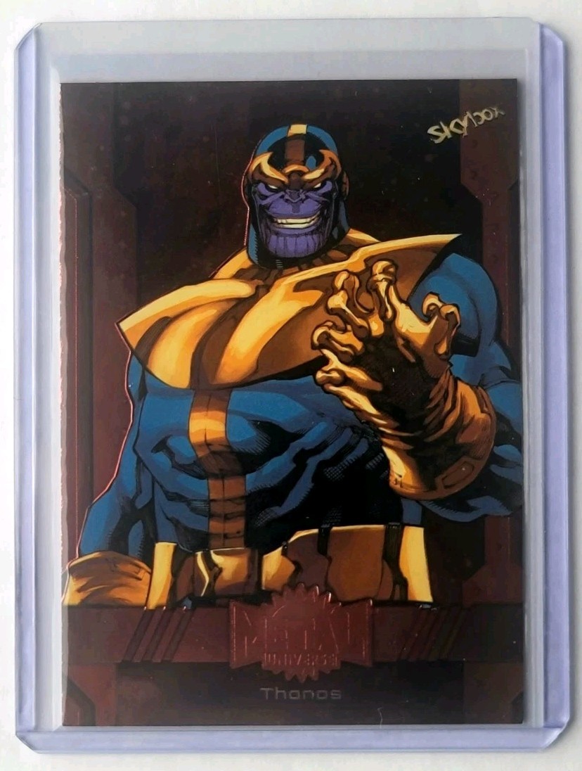 Thanos 2024 SkyBox Metal Universe Marvel Avengers #46 rame FX