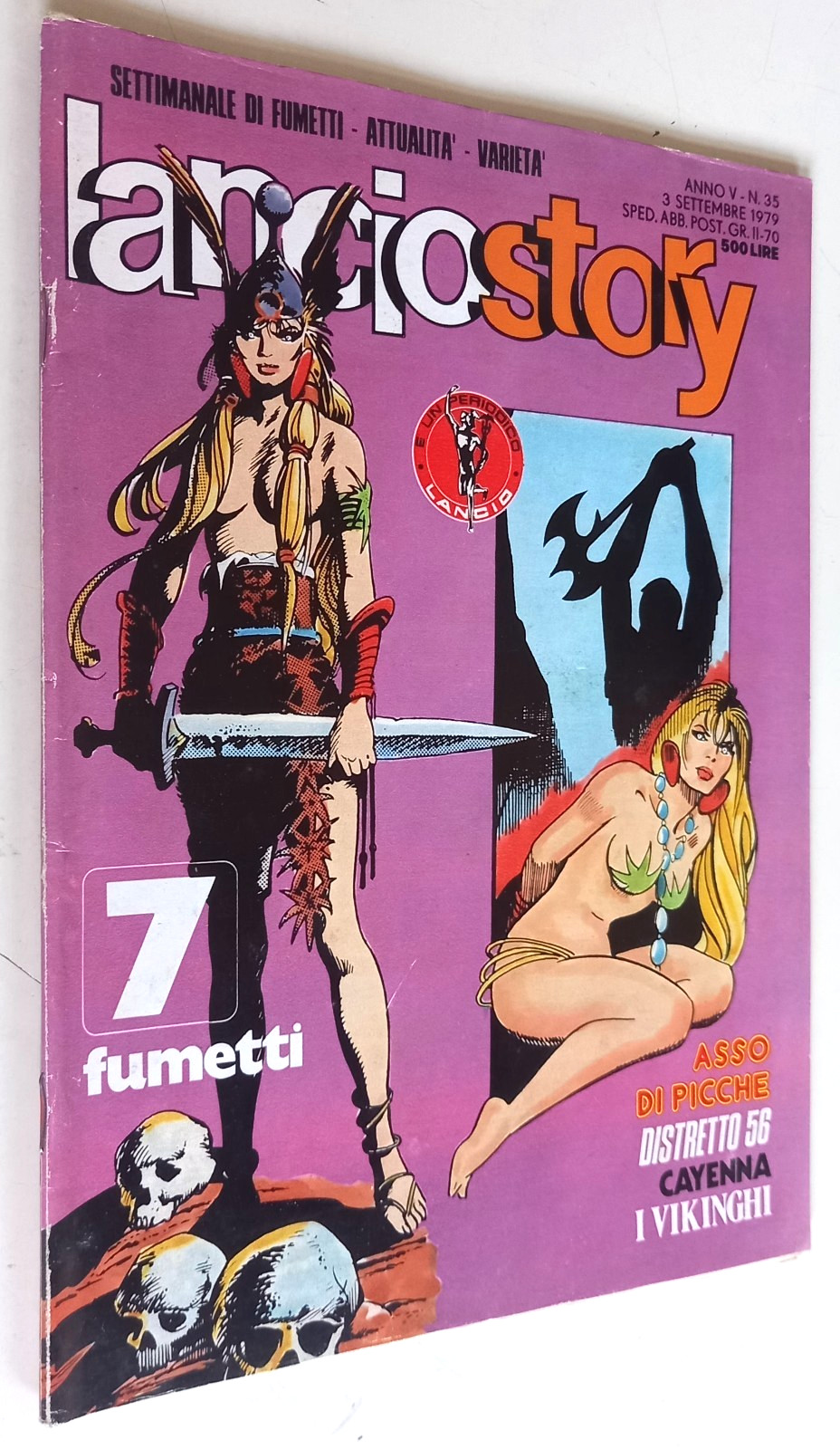 LANCIOSTORY N. 35 -3/9/1979 -calcio Chinaglia-Beckenbauer/S. Rome/Cayenna..-Eura