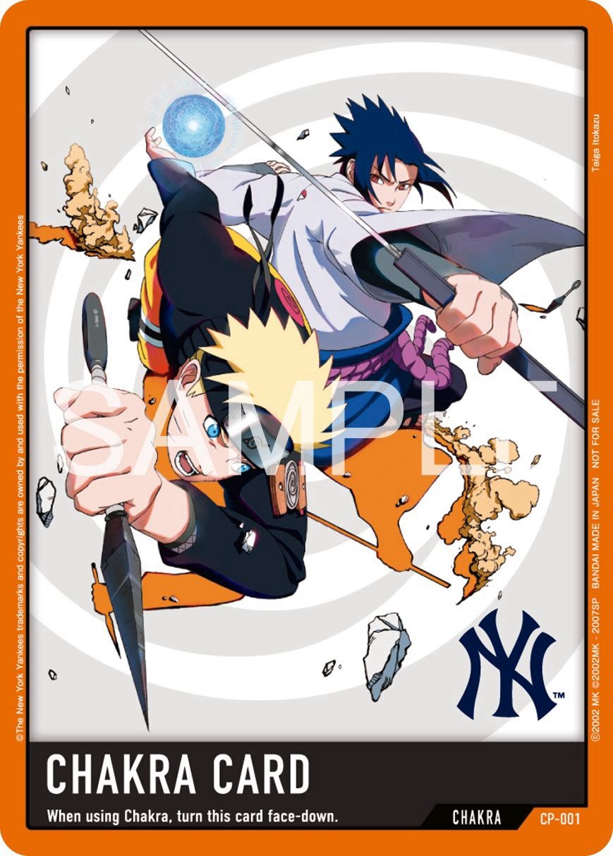 PREVENDITA Naruto x New York Yankees 2026 TCG Promo Card SGA 9/8 .LEGGI DESCRIZIONE.